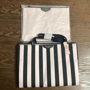 Victoria's Secret Weekender Tote w/makeup clutch